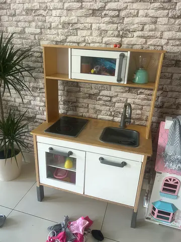 Wooden Play Kitchen for Kids