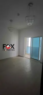 One Bedroom Apartment for Annual Rent Al Nuaimiya 3 City Tower Ajman Balcony Free Parking 2 Bathroom