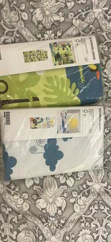 Set of 2 New IKEA bed covers kids single bed