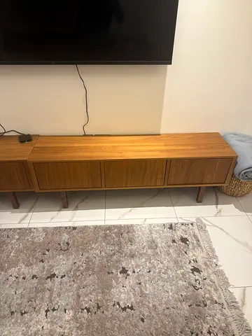 Mid-century Modern Wooden TV Console / Sideboard - Good Condition