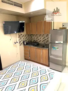 Sharjah, Al Qulaya, furnished studio with hotel-style furnishings, AED 2400 including all bills