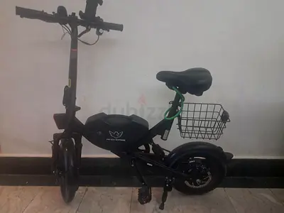 Wind Horse W3 Foldable Electric Bike / Commuter E-Bike with Rear Basket - Excellent Condition