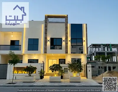 For sale: Modern townhouse, Al Helio 2, Ajman, including registration and ownership fees, (two floors and a roof) at a bargain price