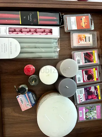 Assorted Scented Candles and Wax Melts - Small Lot