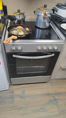 Hover - Electric cooker with oven - stainless finish