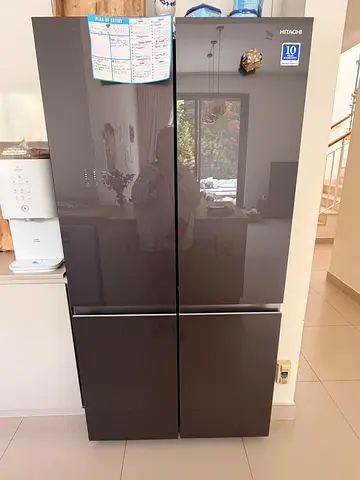 Hitachi French Door Bottom Freezer Refrigerator RWB720VUK0GBK