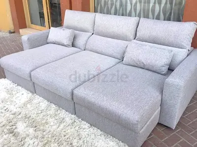 Perfect condition Ikea Eskilstuna L Shape Sofa bed with storage