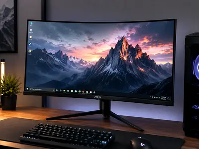 ULTRA WIDE 34 MSI Optix MAG342CQR 34 Curved Gaming Monitor - 3440x1440, 144Hz