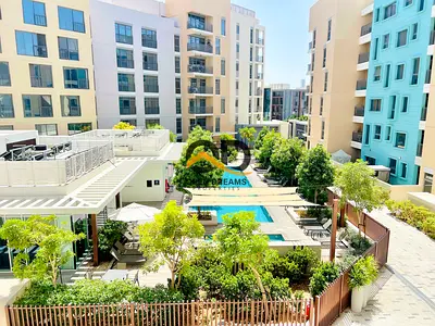 Hot Price Deal | Like Brand New 1BR Apartment in Woroud Uptown Al Zahia | Direct Pool View | Only 50K