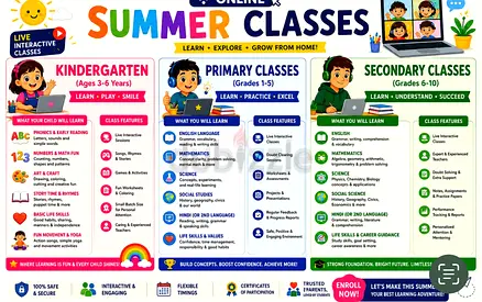 Summer tuition classes fs to grade 10