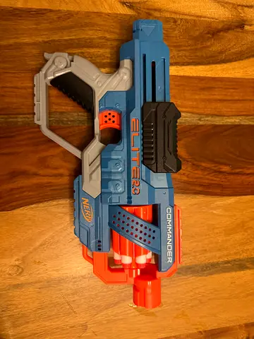 Used Nerf Elite 2.0 Commander RD-6 ( Toy Dart Gun)