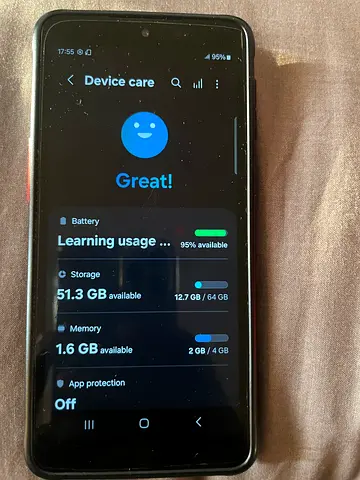 Samsung Galaxy smartphone in good working condition