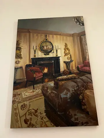 The Gilded Study- premium painting