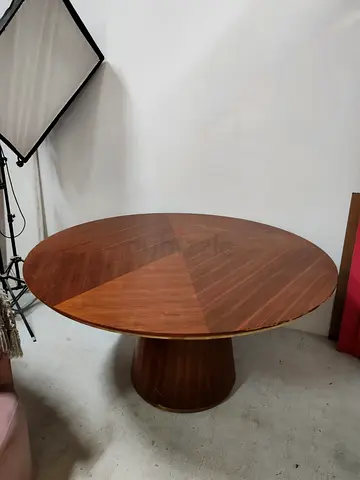 Round Wooden Dining Table