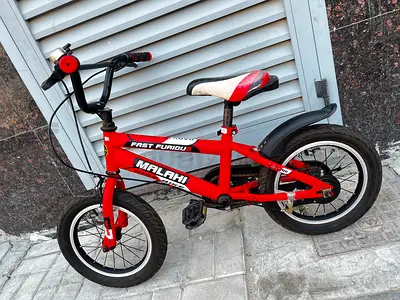 Red Malahi Kids Bicycle - Small Childrens Bike, Good Condition