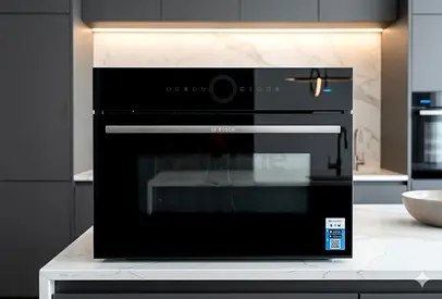 Bosch Series 8 Built-In Compact Oven CMG7241B1M Black 45L 60x45cm
