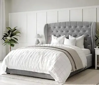 Brand new King  size luxury family bed frame with Mattress Available