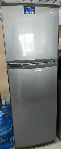 Silver Top-Freezer Refrigerator - Good Working Condition