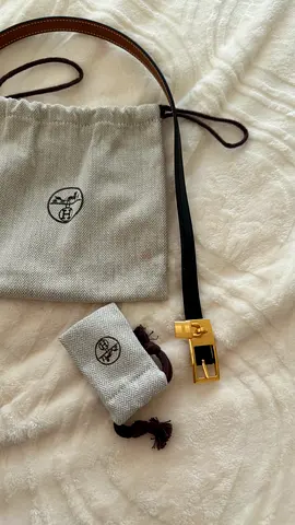 Hermes Lucky 15 reversible belt