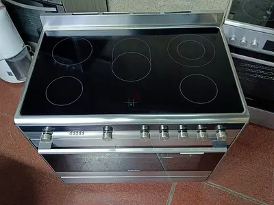 SIEMENS iQ700 Electric ceramic 5 hobs stove oven dual fan  Cooking range 90x60cm Model HY738357