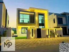 Own your villa in the most prestigious neighborhoods of Ajman at a price including all fees, with fr