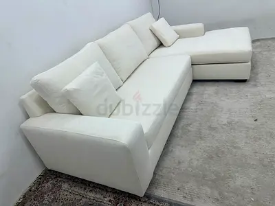 Pottery barn lshape sofa