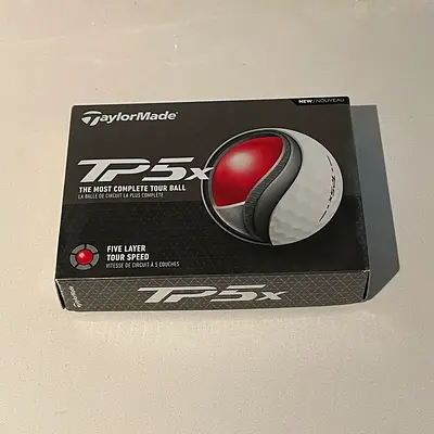 TaylorMade TP5x Golf Balls - Box of 12 (New)