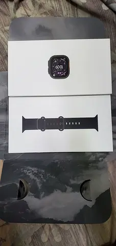 Apple Watch Ultra 3 49mm Black Titanium with Black Ocean Band
