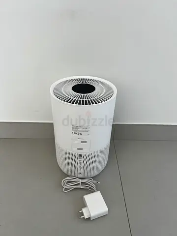 Compact White Air Purifier with Adapter - Good Condition