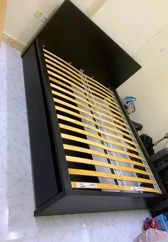Ikea Malm bed with mattress queen size