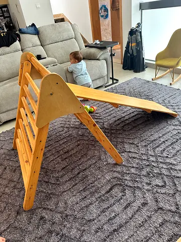 Pickler Montessori climbing frame and slide wood kids toy