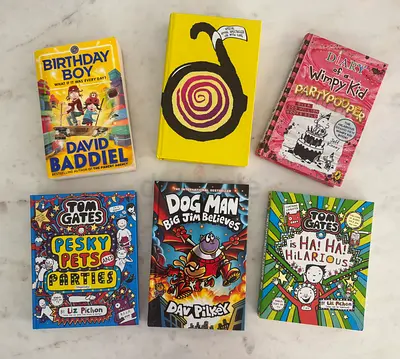 Tom Gates, DogMan, Diary of a Wimpy Kid Books