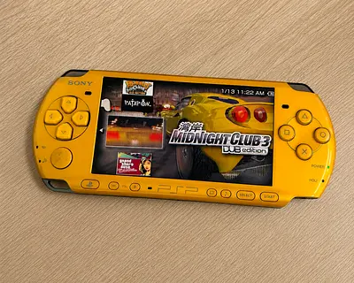 PSP Carnival yellow limited edition