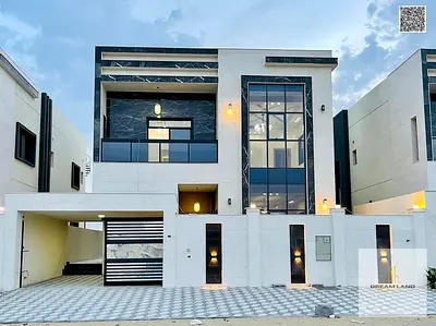 Villa for sale in Ajman, Al Zahia area, including registration fees. It consists of 5 master bedroo