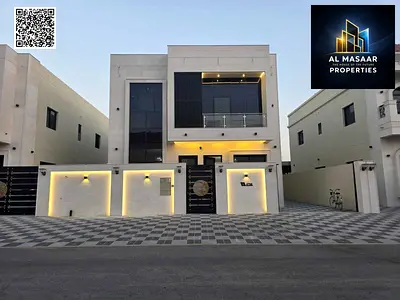 فيلا مودرن بمنطقه الحليو 2 _ عجمان _ موقع مميز مقابل الخدمات ودقائق لشارع الشيخ محمد بن زايد _ تملك حر