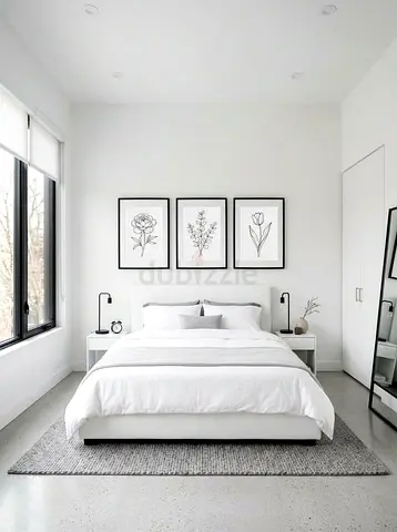 Minimalist Scandinavian Style King Bed