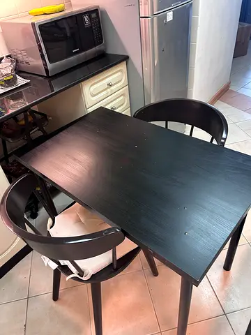 Table and 2 chairs