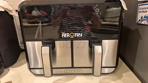 Black+Decker Aerofry Twin Basket Air Fryer - Good Condition