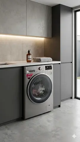 LG Front Load Washer Dryer F4J3TMG5P 8/5KG 2in1 machine