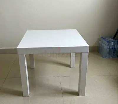 Simple White Square Side Table / Coffee Table