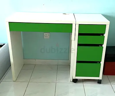 Desk with drawers