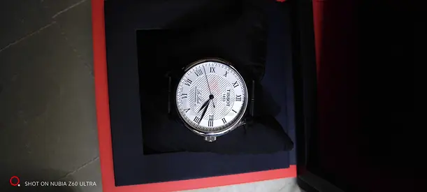 Tissot Le Locle Men’s Leather Strap Watch - Classic Black/White Dial