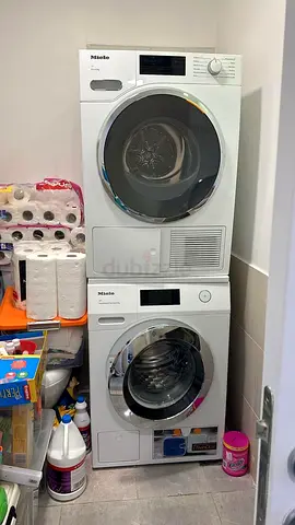 Miele latest model twine os 9 kg washer and 9 kg dryer Separate set new technology