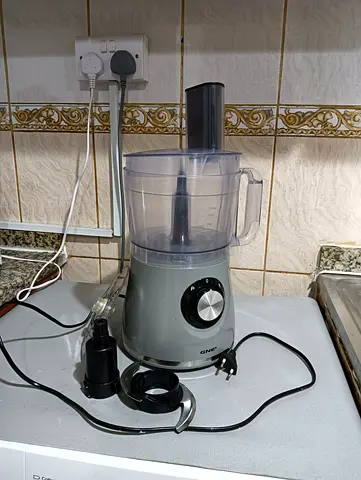 Used GREE food processor with multiple blades - good working condition