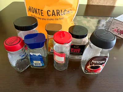 Glass and plastic jars