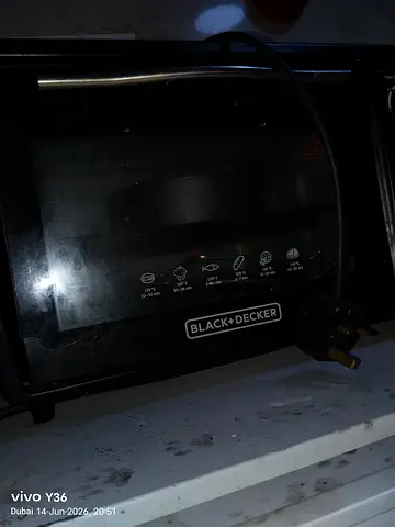Black+Decker 2-Slice Toaster Oven - Good Working Condition