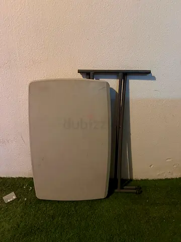 Lightweight Folding Plastic Side Table - Good for Balcony or Patio