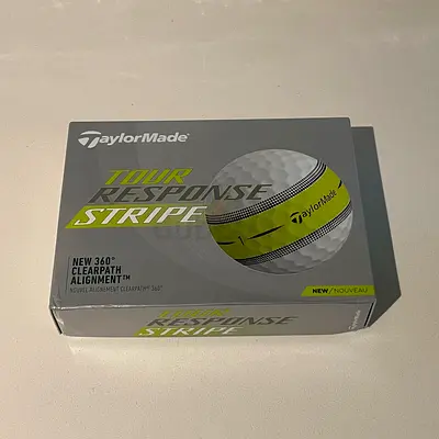 TaylorMade Tour Response Stripe Golf Balls - Box of 12 (New)