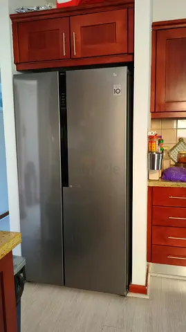 Moving Out Sale — Everything Must Go! Bed, 2 Sofas  LG Side-by-Side Fridge