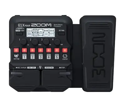 Zoom G1X FOUR Guitar Multi-Effects Processor with Expression Pedal